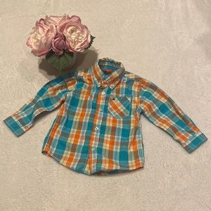 Tommy Hilfiger Size 12M Long Sleeve Button Down Shirt
